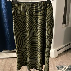 Lane Bryant midi slip skirt